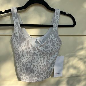 **Lululemon Align tank size cheetah camo antique white